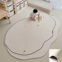 irregular shape rug cute kawaii japanese style carpet cloud rug round carpet for kids room nonslip play mat living room carpet