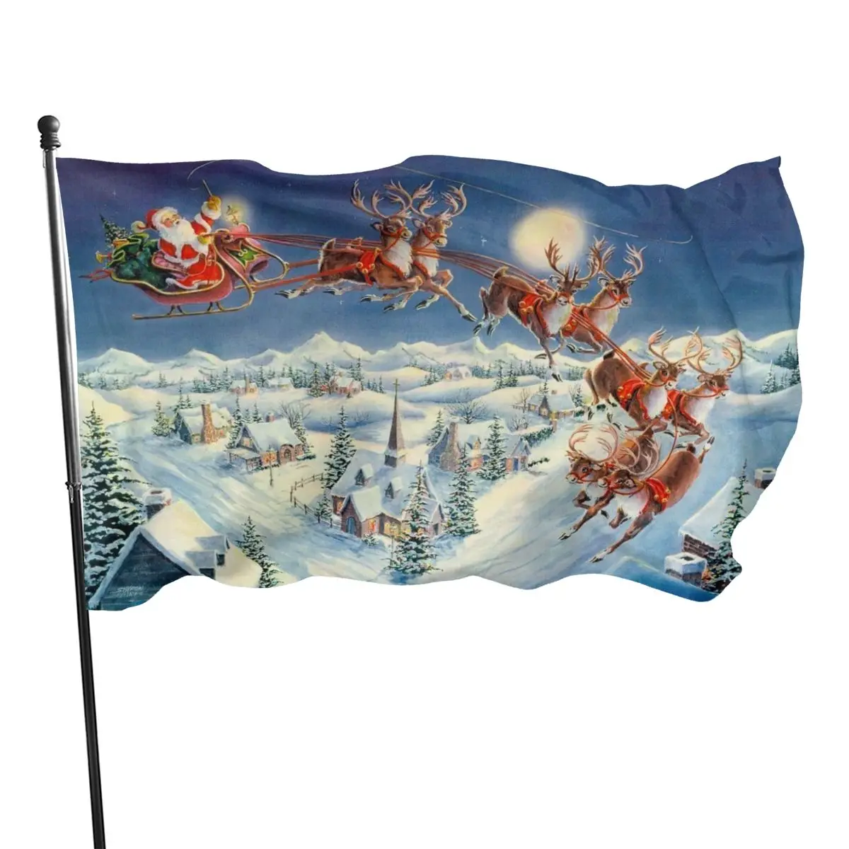 

90x150cm Santa Claus Flag