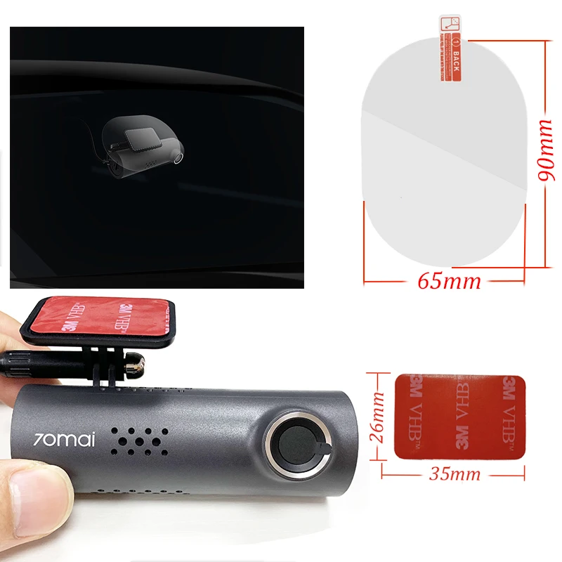 Для видеорегистратора 70 mai Smart Car DVR 3M пленка и статические наклейки подходит для