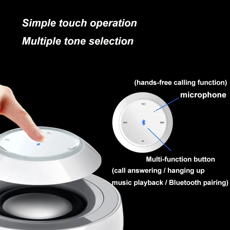 Портативные Bluetooth колонки Honor AM08 Little Swan 360-градусный объемный звук сабвуфер