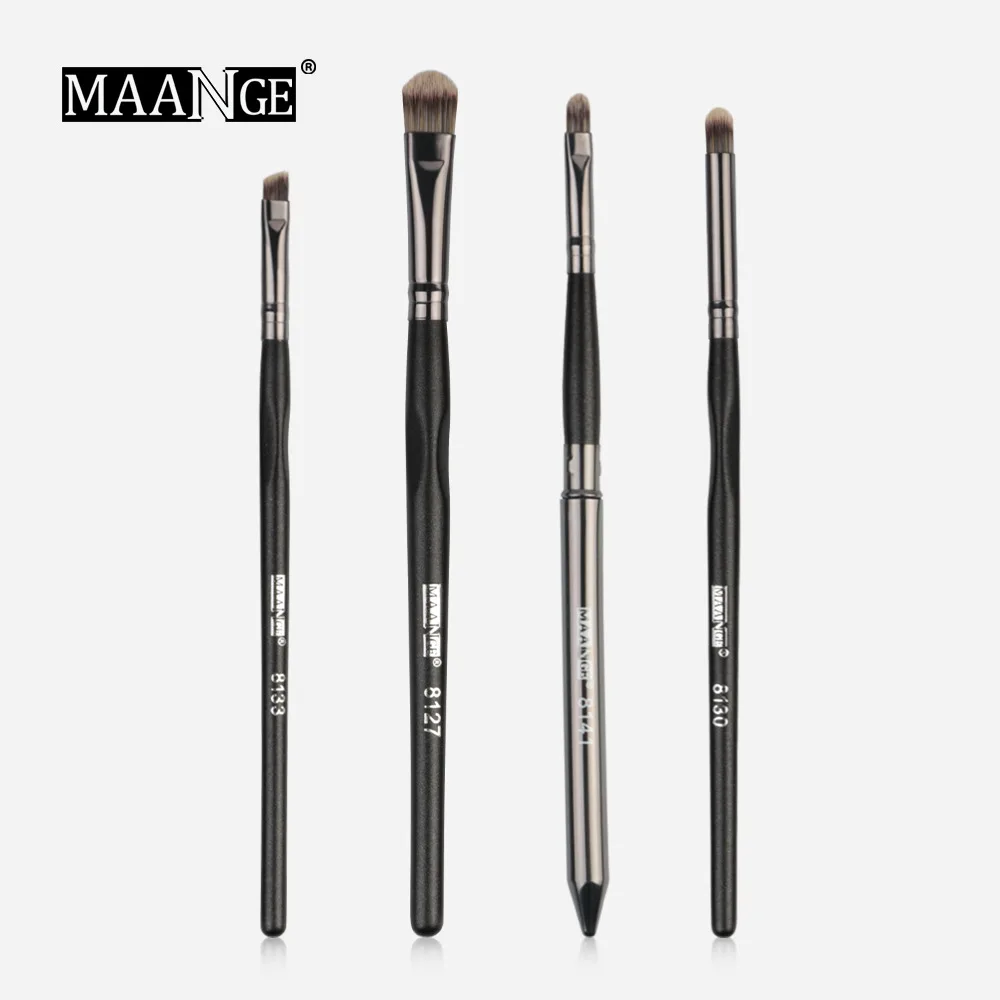 Maange 4-7pcs professional eye makeup brush set powder eye shadow liquid foundation mixed blush beauty makeup brush tool