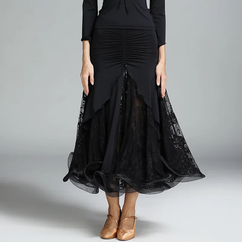 Юбка для латинских танцев Румба ча бальный костюм женщин леди взрослых