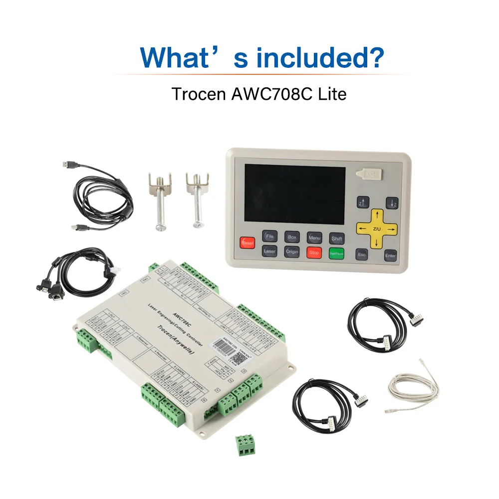 LSKCSH Лидер продаж AWC708C lite Co2 лазерный контроллер Co2 Запчасти для лазерных машин для Co2