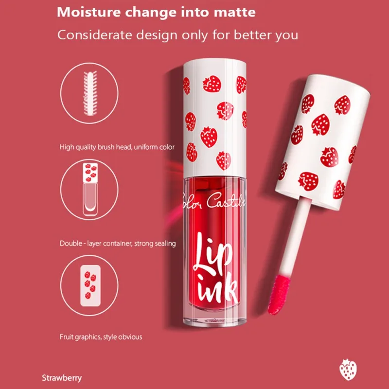 3 цвета Макияж Блеск для губ Набор глазурь Матовая жидкая губная помада дам