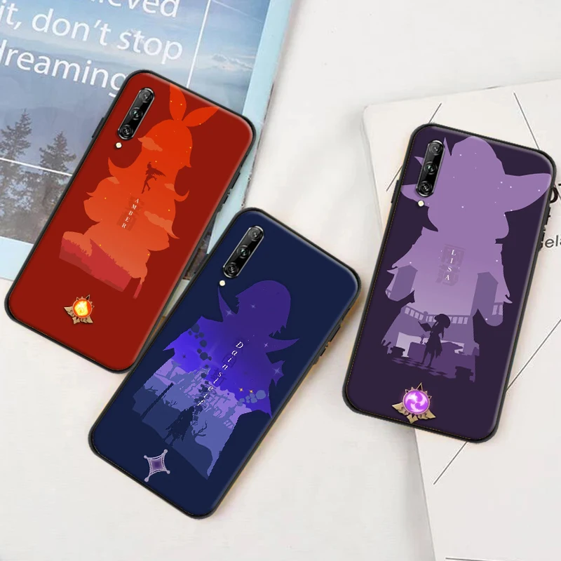 

Genshin Impact Phone Case For Huawei P Smart Z 2019 2021 P20 P30 P40 Lite Pro Plus Funda Soft TPU Back Cover