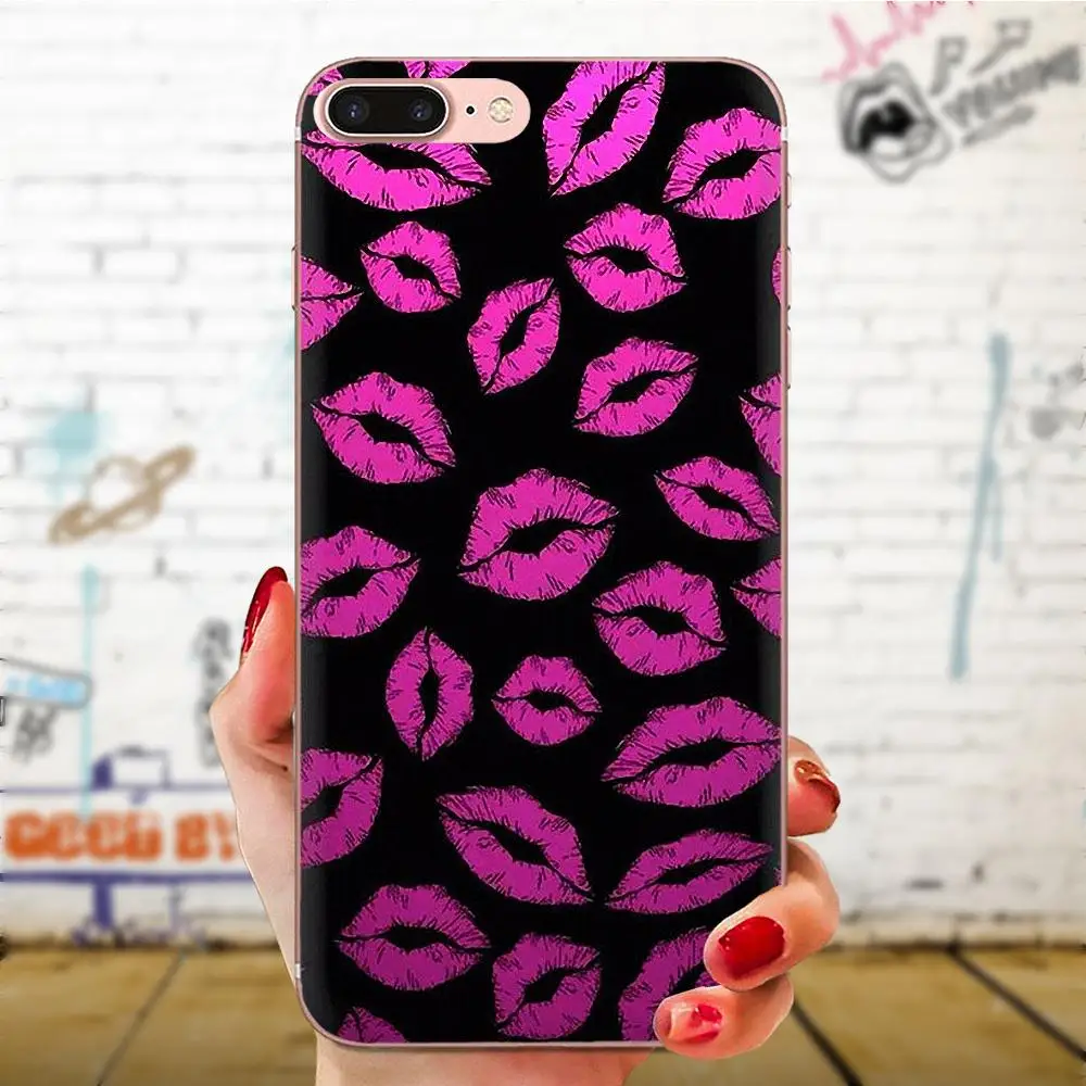 Kiss Me губная помада Rouge для Huawei Honor Nova Note 5 5I 8A 8X10 Pro 9X Moto G G2 G3 G4 G5 G6 G7 Plus TPU хит продаж |