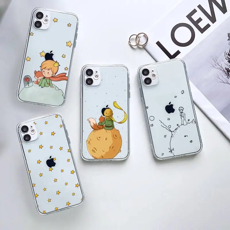 

le petit prince Phone Case Transparent for iPhone 12 11 mini pro XS MAX 6 6S 8 7 Plus X 5S SE 2020 XR