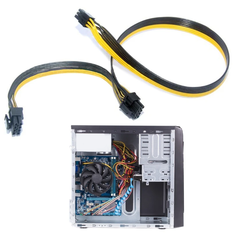 Кабель-адаптер питания PCI Express 6 Pin-Dual 8 Pin (6 + 2) для модульного блока EVGA видеокарты |