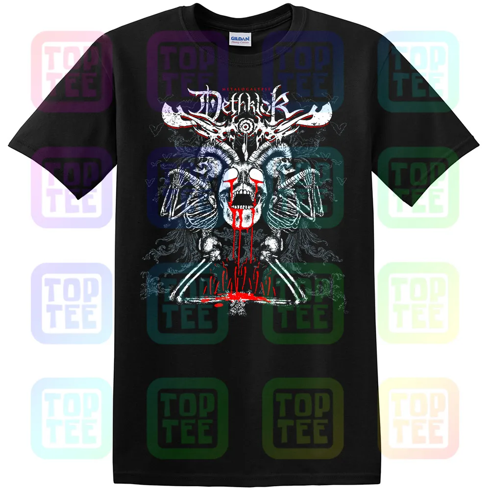 Salvage Dethklok Metalocalypse взрослая Футболка для плавания с металлической лентой XL отличное состояние