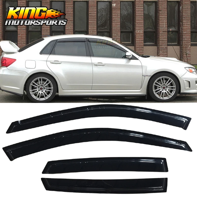 

Солнцезащитные козырьки для Subaru WRX STI 09-11 Impreza, 4 шт. в комплекте, акриловые