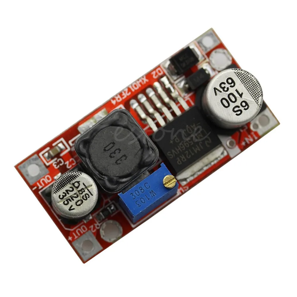 Преобразователь питания Регулируемый понижающий модуль 4 5-60 в LM2596HV |