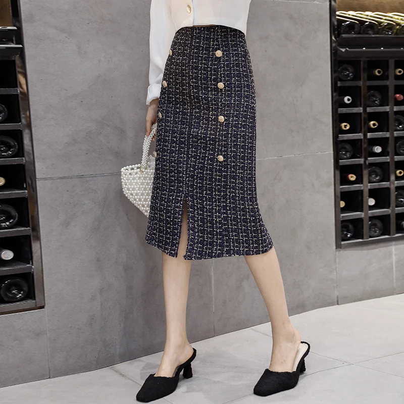

Make web celebrity late night breeze goddess temperament early autumn outfit small sweet wind nifty fashion bag hip skirts