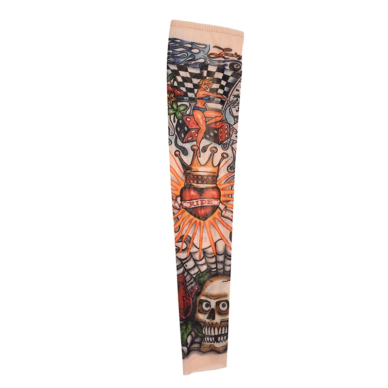 New Skull Crown Stretchy Temporary Tattoo Arm Sleeve Stocking for Child | Аксессуары для одежды