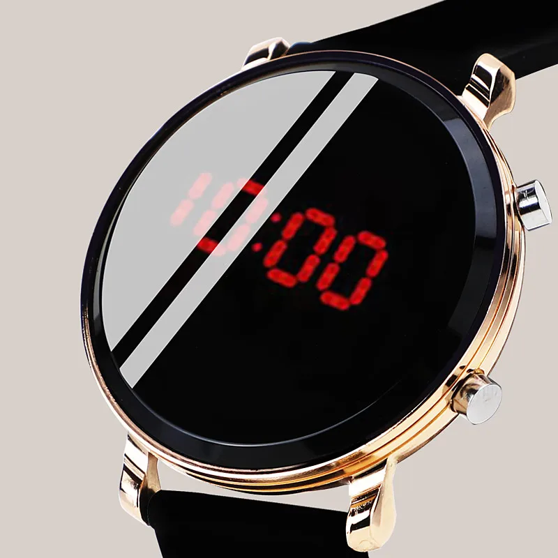 

Digital Wrist Watches Men Women Ultra Thin Bracelet Sports Silicone Wrist Watches Unisex Clock
