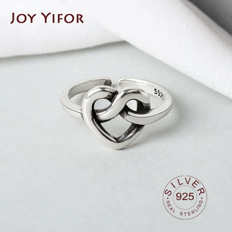 

925 стерлингового серебра Вечерние кольца для Для женщин выдалбливают звезды Франция простой волновой узор креативный дизайн, ювелирное изд...