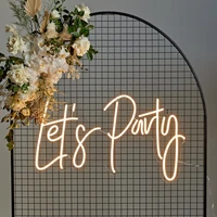 lets party custom led neon sign wall decor for room home bar celebration birthday party decorative neon light