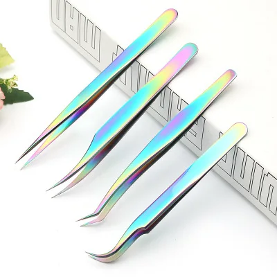 Профессиональный пинцет для наращивания ресниц высокоточный набор пинцетов из