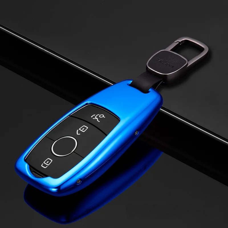 Автомобильный чехол для ключей из алюминиевого сплава Mercedes Benz E Class W213 W205 E200 E260 E300