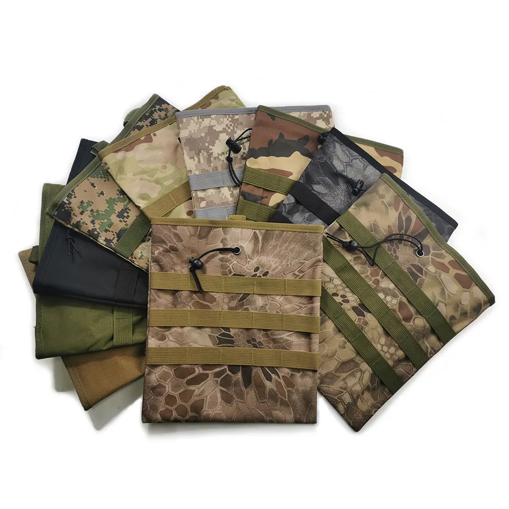 

Molle Army Sports Bag Large Capacity Military Tactical Airsoft Paintball Hunting Folding Mag Recovery Dump Pouch Belt Loop Bags