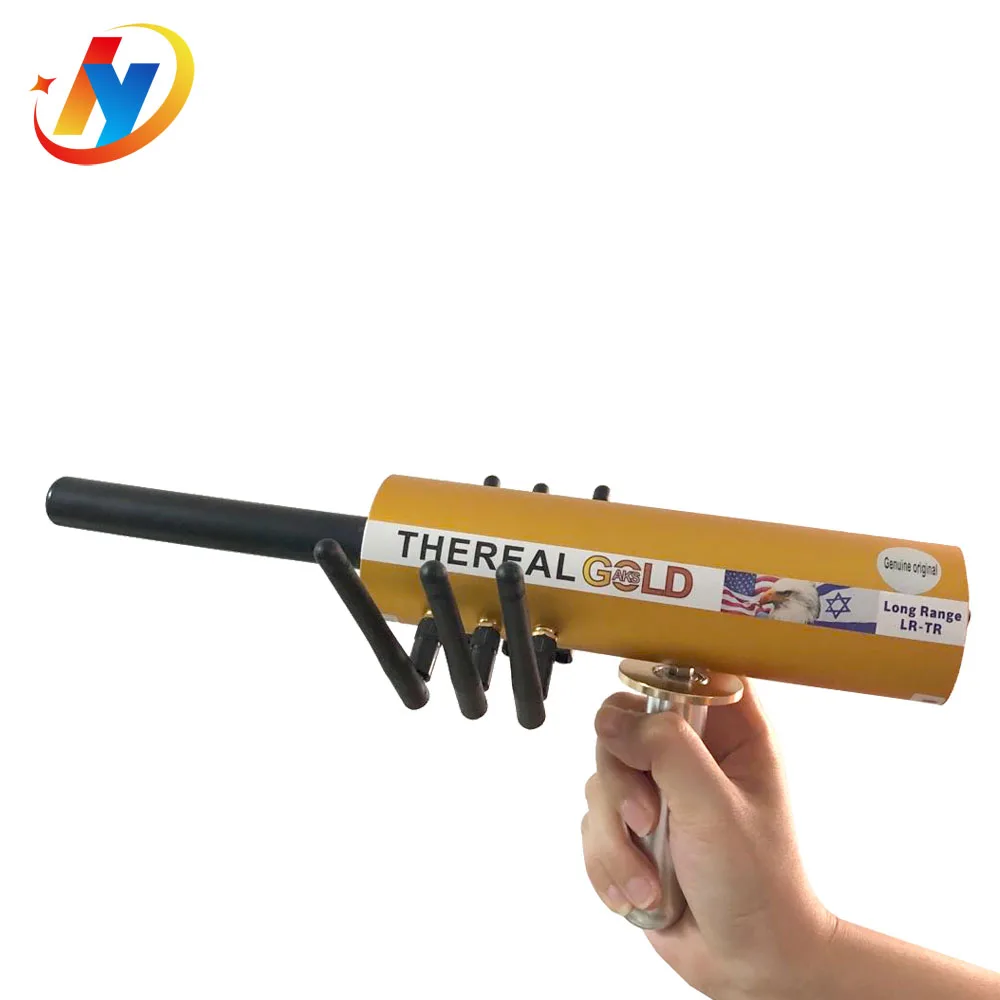 Покрытые настоящим золотом АКС длинный радиус действия металлодетектор 6