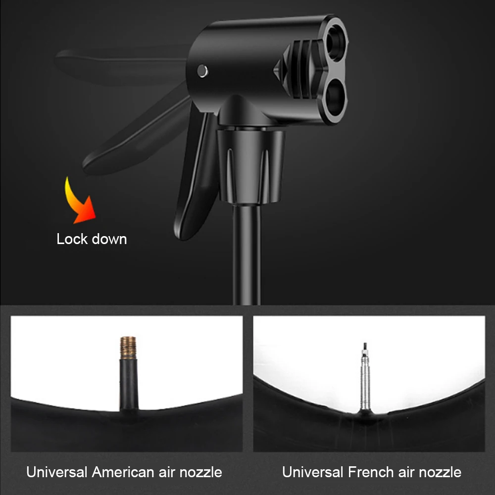 

Mini Bike Pump Foot Pump Road Portable Air Bicycle Pump Compressor MTB Pedal Tire Inflator Bicycle Pump High Pressure