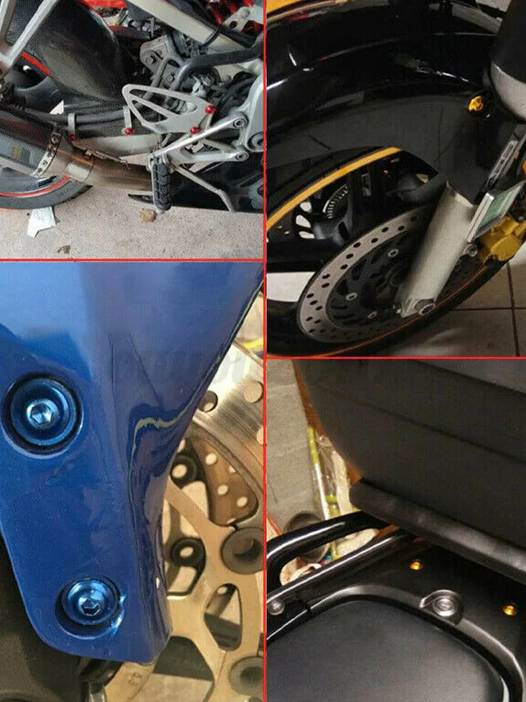 

158x Motorcycle Fairing Windshield Body Modification Bolt Set