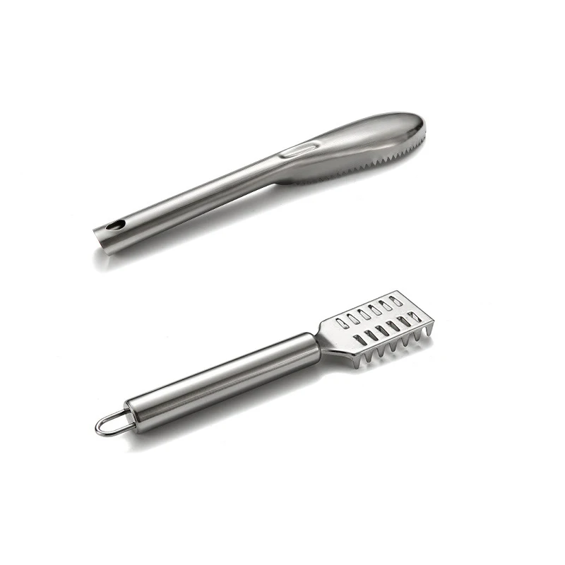

Quality Stainless Steel Fish Skin Brush Scraping Fishing Scale Brush Graters Fast Remove Fish Cleaning Peeler Scalers Dropship