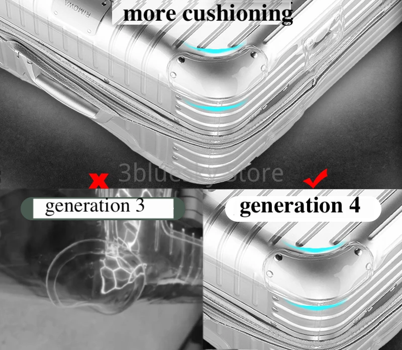 Custom Trunk Protector Cover for Rimowa Clear PVC Suitcase Trolley Cabin Luggage Protective Skin Water Scratchproof | Дом и сад