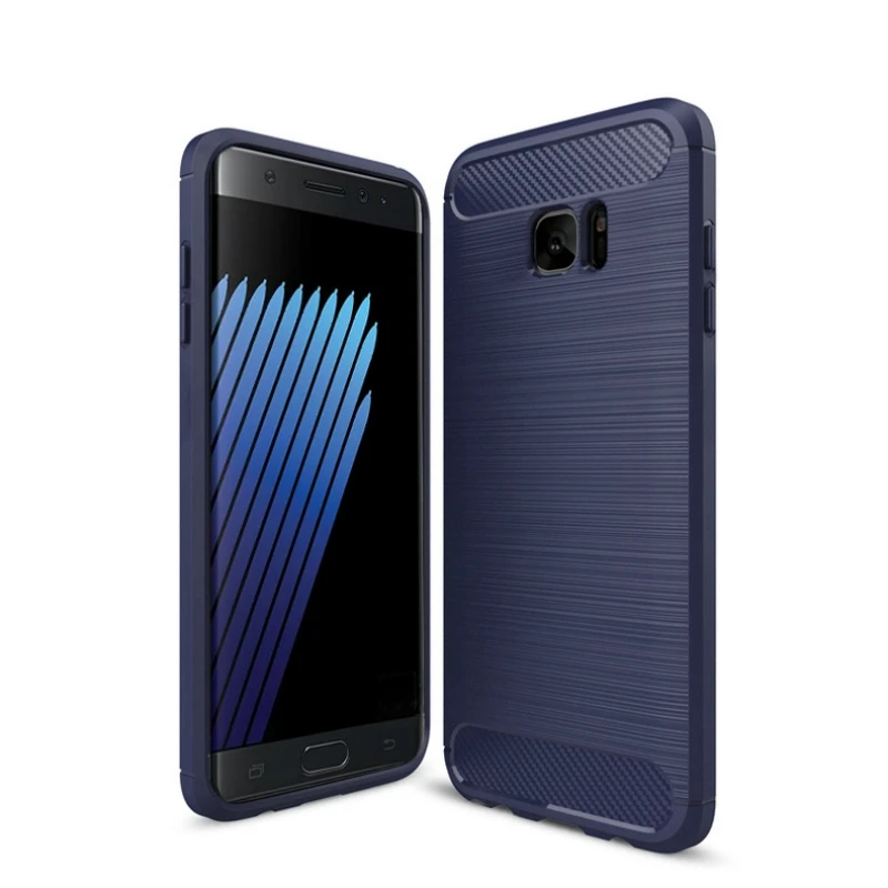 JGKK мягкий силиконовый чехол из углеродного волокна для Samsung Galaxy Note FE Fan Edition Note7 7