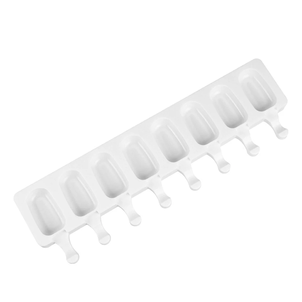 

1PC 8 Cell Silicone Frozen Ice Cream Mold Juice Popsicle Maker Ice Lolly Pop Mould