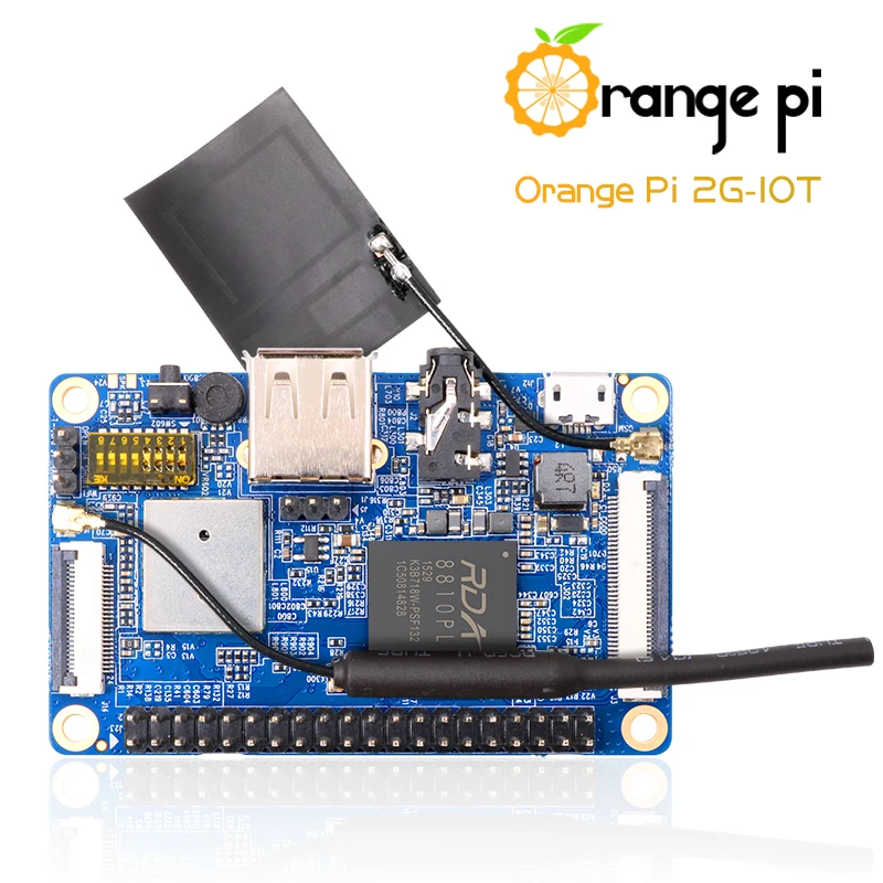 Оранжевая Pi 2G IOT плата + 3 97 дюймовый черный цветной TFT сенсорный ЖК