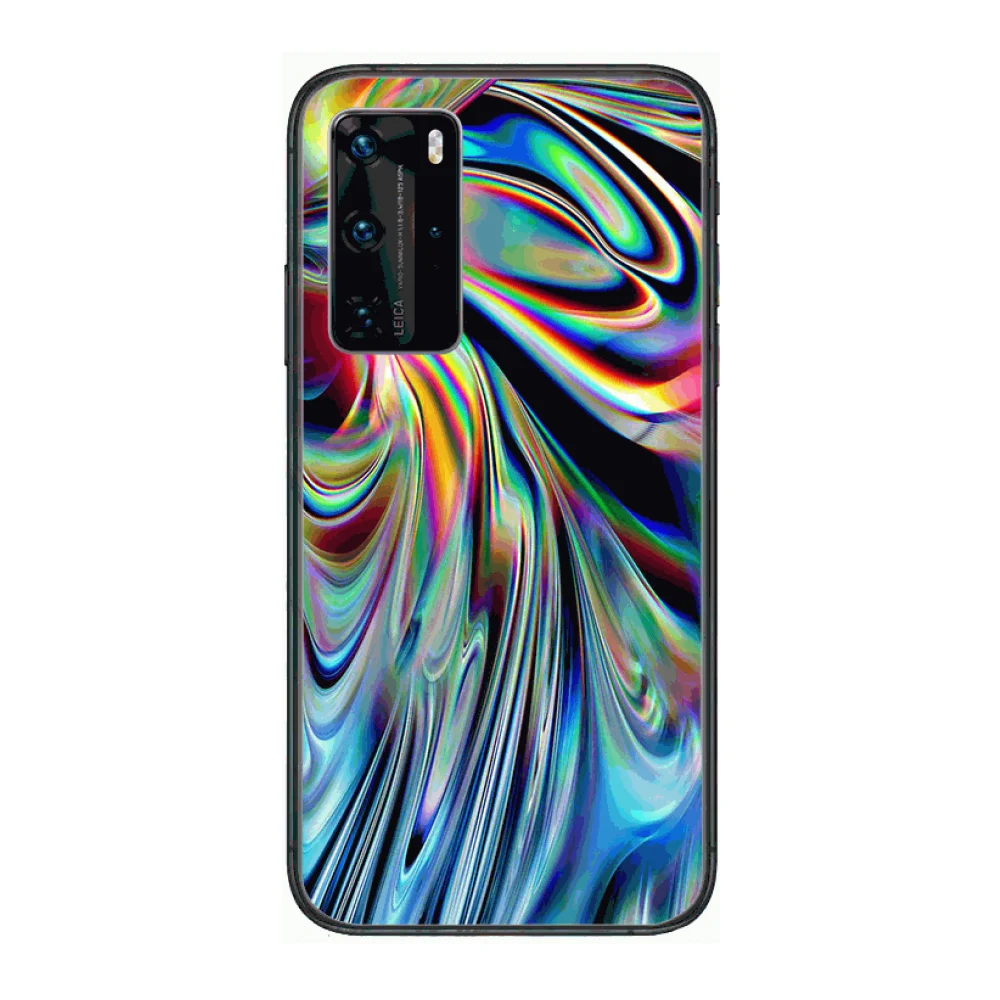 

Cell phone Mobile phone case monopoly Phone Case For Huawei P 40 30 20 10 Lite Smart Z Pro Black Etui Coque Painting Hoesjes