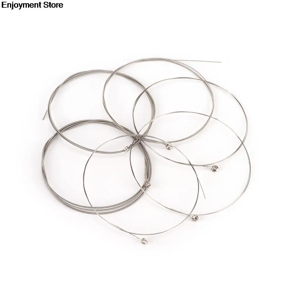 Лидер продаж! 6 шт./компл. серебряные струны для акустической гитары чистые Струны