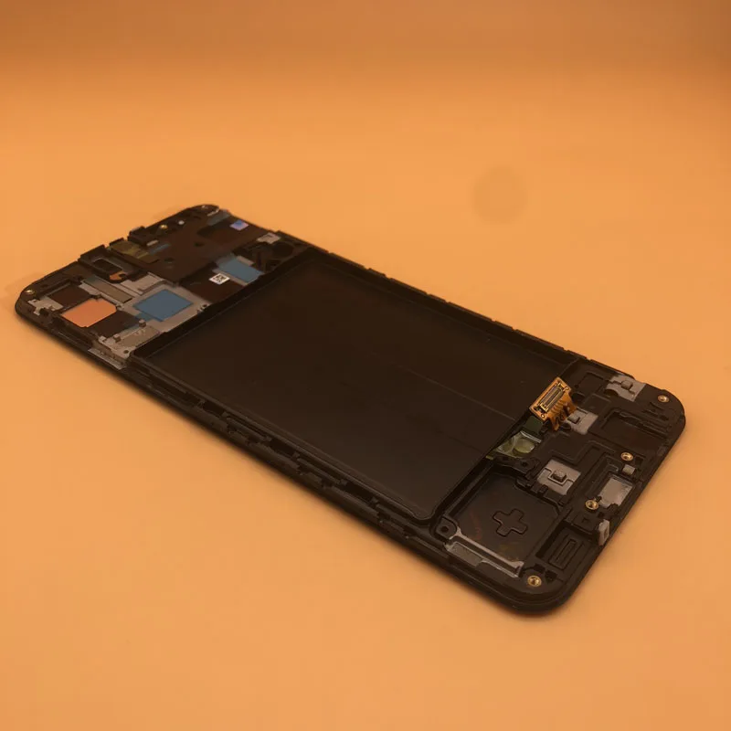 Для samsung Galaxy A50 SM-A505FN/DS A505F/DS A505 ЖК-дисплей кодирующий преобразователь сенсорного экрана в сборе с рамкой для samsung A50 lcd