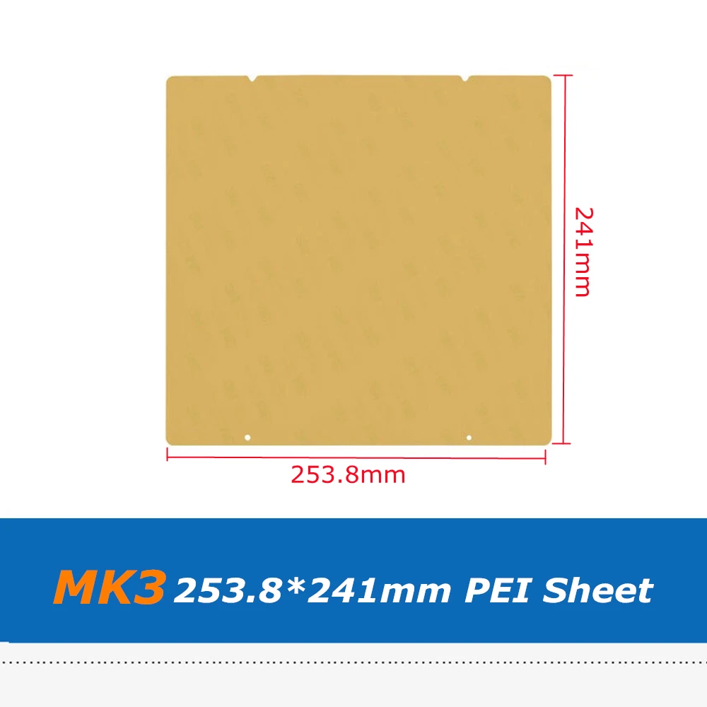 Лист-наклейка MK3 для 3D-принтера Reprap Prusa i3 Mk3 Mk2.5 MK52 253 8*241 мм 2 шт. | Компьютеры и офис