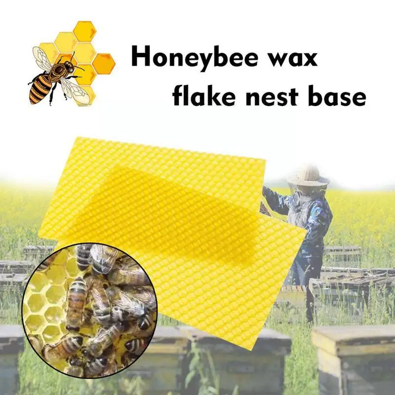 9*13CM 10 sztuk/zestaw wosk pszczeli fundacja arkusze papieru płyn Honeycomb Candlemaking wosk rama papieru ogród pokładzie narzędzie pszczelarskie