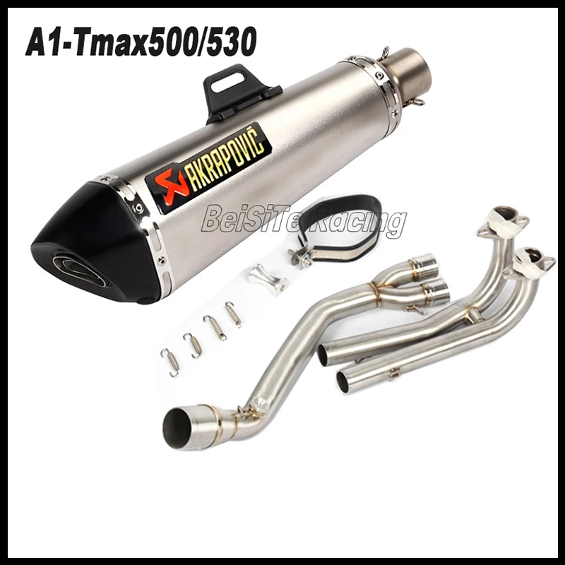 Слипоны для Yamaha TMAX 530 TMAX 500 TMAX530 TMAX500 2008- TMAX мотоцикл Akrapovic глушитель Выхлопная система