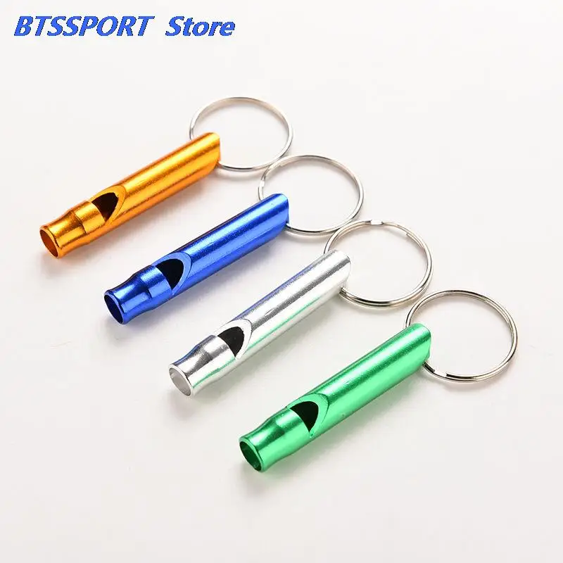 

Multifunctional Whistle Keychain Aluminum Emergency Survival For Camping Hiking Training keyring whistle