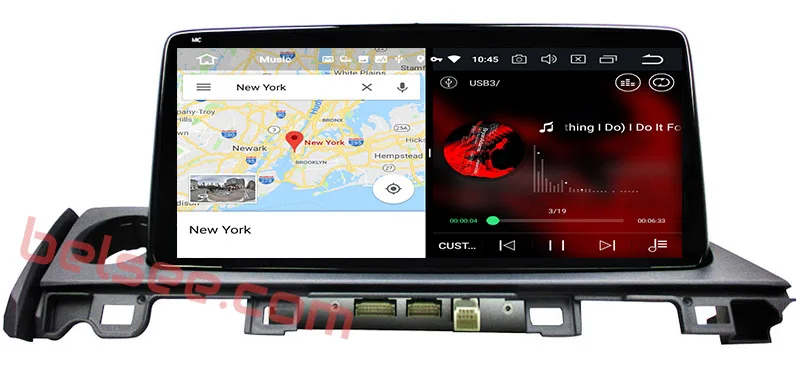 Belsee 10,2" сенсорный экран Ram 4G Rom 64 Android 9,0 DSP автомобильный Радио Стерео gps навигация мультимедийный плеер для Mazda 6