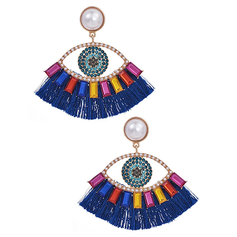 Серьги подвески ZHINI в богемном стиле женские крупные Висячие Ювелирные украшения