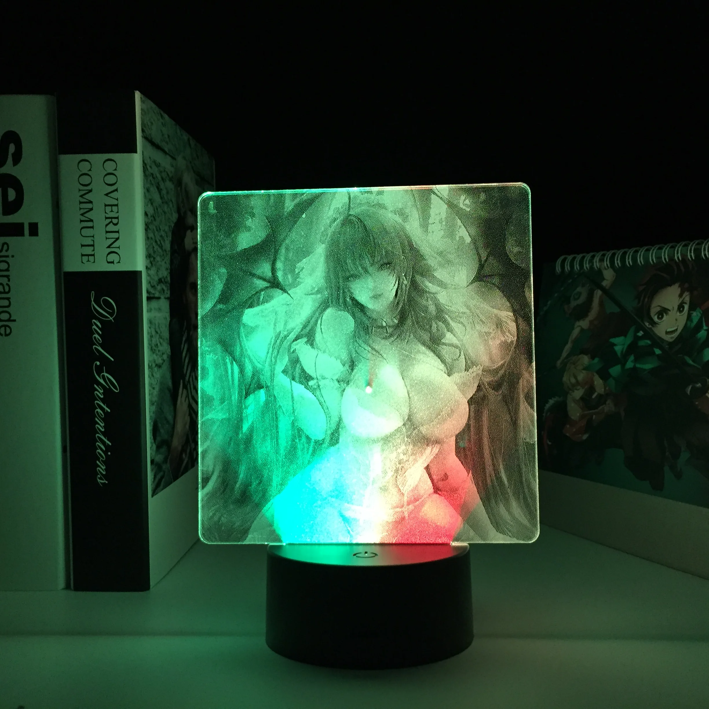

Two Tone Sexy Girl Figure 3D Lamps For Bedside Table Children's Gift Chandelier Pendant Lamp Table Room Decoration Dropshipping