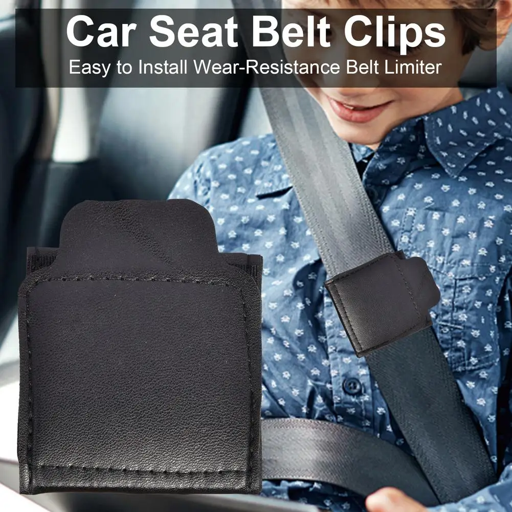 

Car Seat Belt Adjuster Aldult Seat Belt Clips Universal Seat Belt Locator Easy To Install Wear-Resistance Belt Limiter