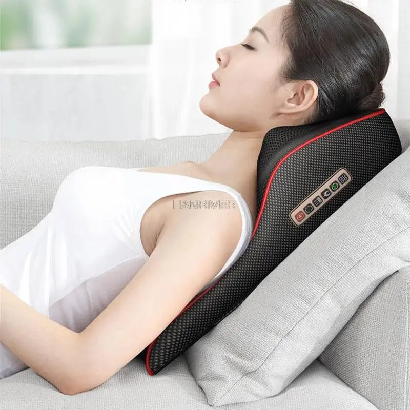 Waist, shoulder and neck massager neck back neck shoulder massage lumbar pillow multifunctional car home body pillow
