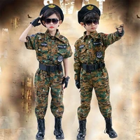 police uniform kids cosplay costume us army camouflage acketpants halloween party tactical disguise clothing military uniform