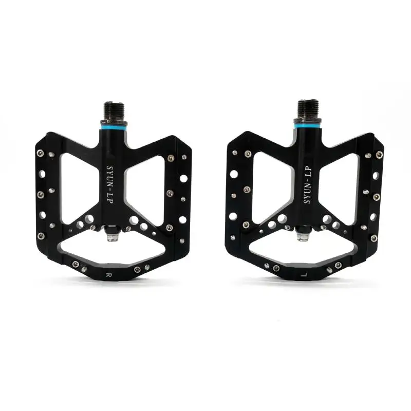 

SYUN-LP Bicycle pedals Ultralight bicycle pedal all CNC MTB BMX Road DH XC mountain bike pedal DU+Bearing Aluminum Pedals parts