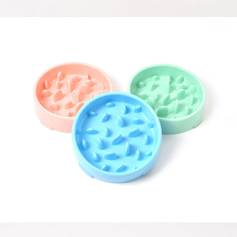 Миска для домашних питомцев пластиковая миска медленного кормления с защитой от