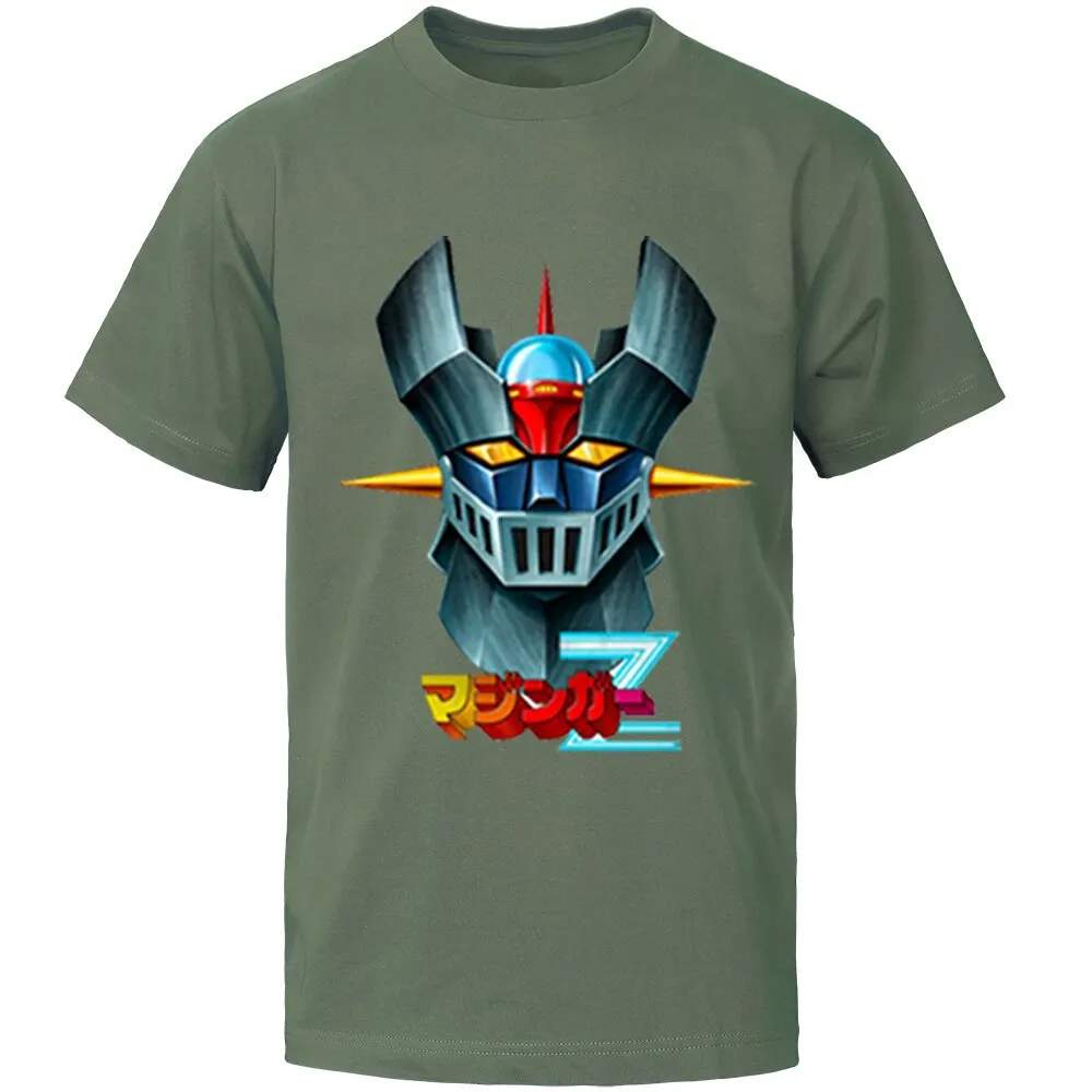 

Anime Mazinger Z T Shirt Men Tshirt Cotton Graphic T-shirt T Shirts Summer Short Sleeve Tees Round Neck Tops Streetwear Camisas