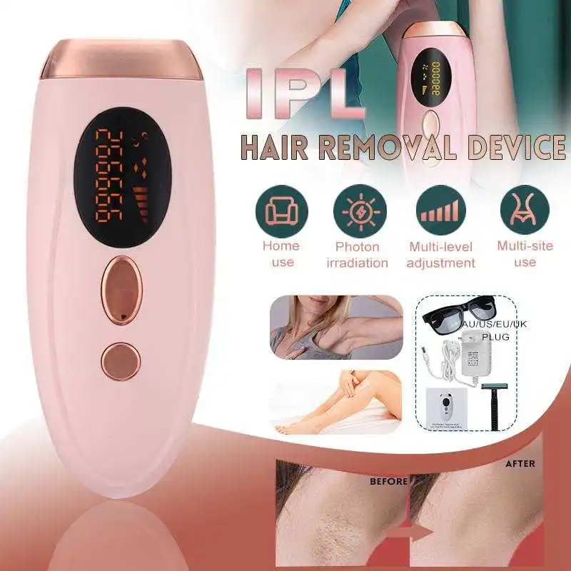 

990000 Flashe Laser Epilator Permanent IPL Photoepilator Hair Removal Electric Depilador Painless Electric Epilator With Glasses