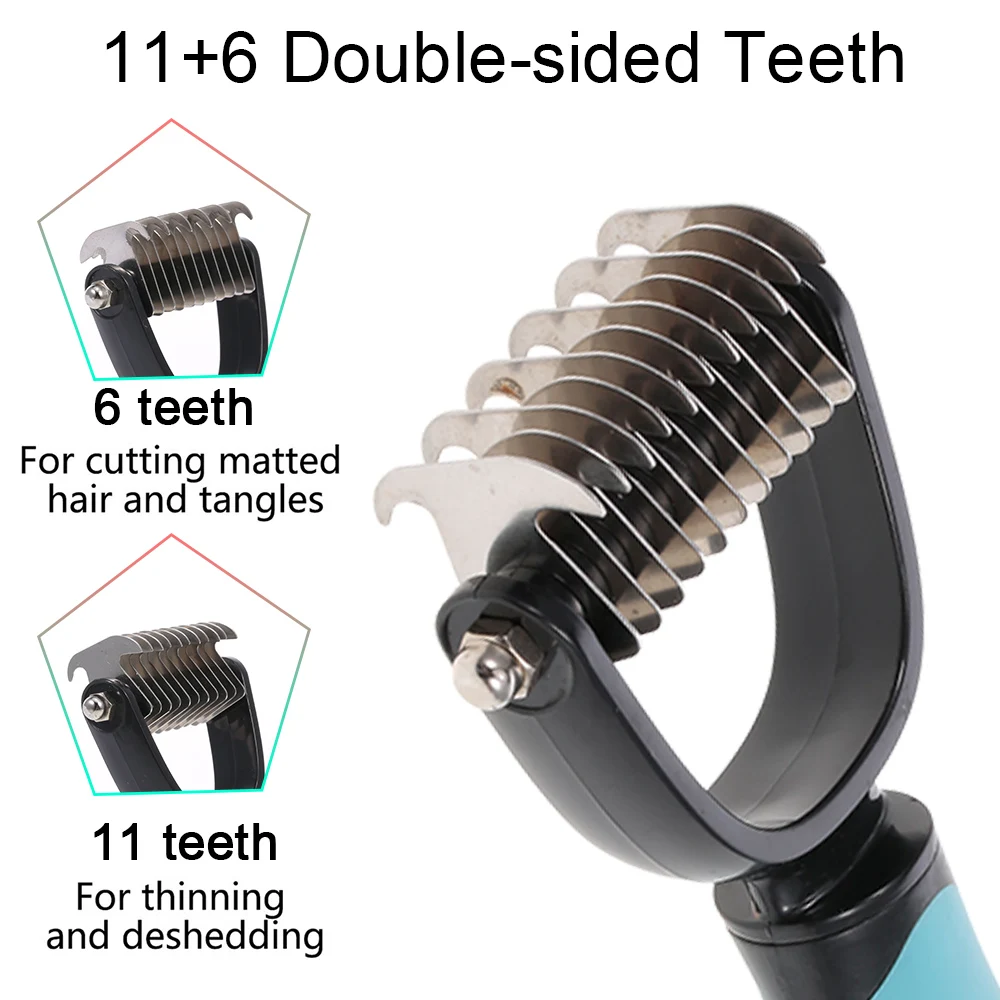 Из нержавеющей стали для домашних животных меховой узел резак ухода за собакой