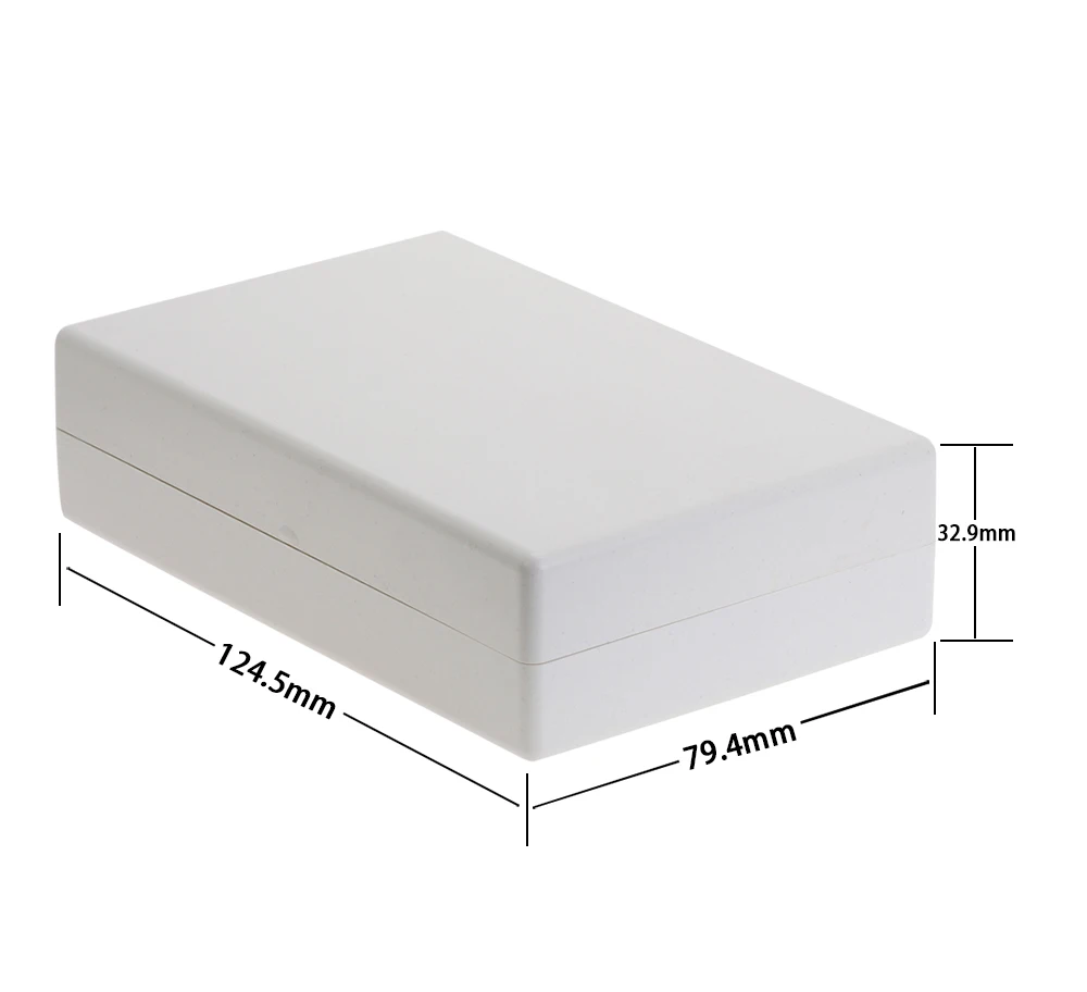 1 шт. водонепроницаемый пластиковый корпус Чехол DIY электронная коробка 124 5 мм x 79 4